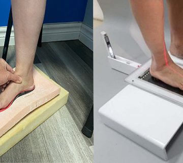 مقایسه اسکن کف پا با قالب گیری سنتی